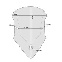 Ζελατίνα D7406S_Multistrada 950-1200'15-17 Ducati GIVI