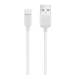 USAMS καλώδιο Micro USB σε USB US-SJ098, 10.5W, 1m, λευκό