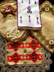 Κεντηματα σεμε vintage 1960 hand made-thumb-3