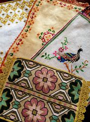 Κεντηματα σεμε vintage 1960 hand made-thumb-4