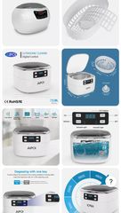Ultrasonic Cleaner Μηχανήματα Καθαρισμού με Υπερήχους 600ml/800ml/2L/3L/6L/15L/30L Αμερικανικής Κατασκευής-thumb-2