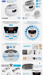 Ultrasonic Cleaner Μηχανήματα Καθαρισμού με Υπερήχους 600ml/800ml/2L/3L/6L/15L/30L Αμερικανικής Κατασκευής-thumb-1