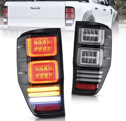 Ford Ranger (T6/T7/T8) 2012-2022 Πίσω Φανάρια Smoked LED – [LRT]