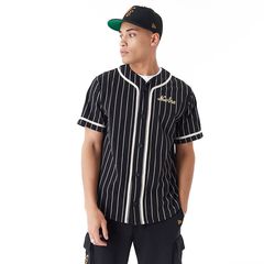 New Era Black Pinstripe Shirt Black 60435420 60435420