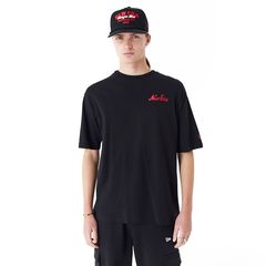 New Era Food Graphic Black Oversized T-Shirt 60435396 60435396