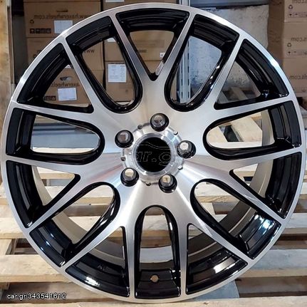 ΖΑΝΤΕΣ 18'' AUDI STYLE 8x18 5x112 ET42 BLACK ΚΩΔΙΚΟΣ : 135