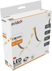 Avide LED Ταινία Blister Αισθητήρας Φωτός Κρεβατιού 5V USB 1.2m 3W 3000K