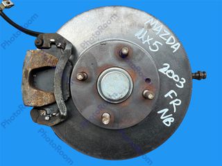 MAZDA MX-5 NB 1998-2005 ΜΕΤΑΧΕΙΡΙΣΜΕΝΑ ΑΝΤΑΛΛΑΚΤΙΚΑ ( ακραξόνιο εμπρός δεξιό συνοδηγού πλευρά κομπλέ με το μουαγιέ του )-thumb-1