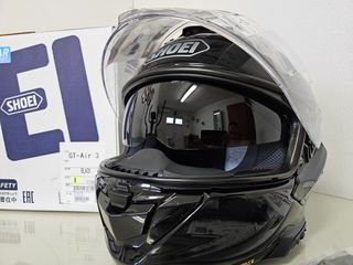 Shoei gtr 3 μαύρο γυαλιστερo medium + ενδοεπικοινωνία sena slr 3 