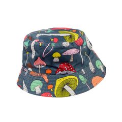 Bucket καπέλο διπλής όψεως Mushrooms Grey  - TDA01-92104-GR
