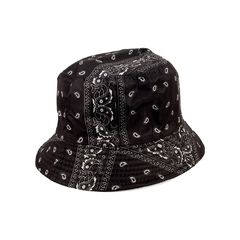 Bucket καπέλο διπλής όψεως Paisley Print Black  - TDA01-XC-7-BLK