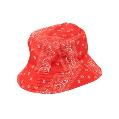 Bucket καπέλο διπλής όψεως Paisley Print Red  - TDA01-XC-7-RD