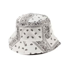 Bucket καπέλο διπλής όψεως Paisley Print White  - TDA01-XC-7-WH