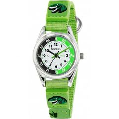 Παιδικό ρολόι TIKKERS με πράσινο υφασμάτινο λουράκι είναι ρολόι για την εκμάθηση της ώρας Το πράσινο λουράκι είναι κατασκευασμένο από μαλακό καμβά με τρισδιάστατη λεπτομέρεια chevron
Συνοδεύε
