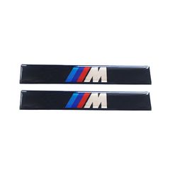 Αυτοκόλλητο Σήμα Bmw M 11x1.5 cm Με Επικάλυψη Σμάλτου 2 Τεμάχια