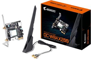 Κάρτα Δικτύου Aorus Gigabyte GC- WBAX200 Wi Fi 6 (2400 Mbps) PCI- e