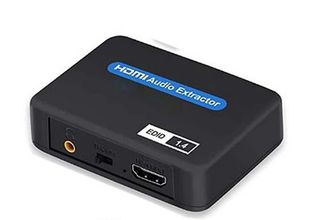 4K HDMI Audio Extractor HDMI Audio Splitter HDMI to toslink+Aux Audio+HDMI Video converter splitter