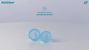 Satisfyer Feel Secure Κύπελλα Περιόδου Transparent 2τμχ