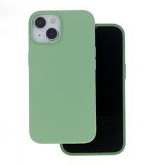 Solid Silicon case for iPhone 13 Mini 5,4" light green