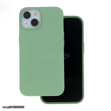 Solid Silicon case for iPhone 13 Mini 5,4" light green