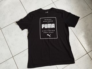 Μπλουζάκι Puma χρώμα μαύρο Νο L