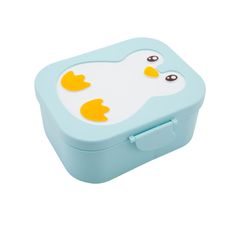 YUKO.B: Δοχείο φαγητού/ Snack box Penguin Blue