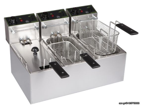 Φριτέζα Ηλεκτρική Τριπλή 4+4+4ltr F40C N&Μ ΜΙΧΑΗΛΙΔΗΣ