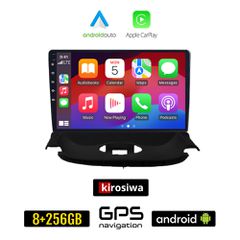 KIROSIWA PEUGEOT 206 (1998 - 2006) Android οθόνη αυτοκίνητου 8GB + 256GB με GPS WI-FI (ηχοσύστημα αφής 9" ιντσών Android Auto Apple Carplay Youtube Playstore MP3 USB Radio Bluetooth Mirrorlink εργοστα