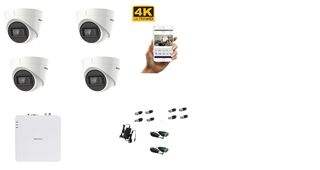 ΣΕΤ  1x HIKVISION - IDS-7104HUHI-M1/S(C) 4 x DS-2CE78U1T-IT3F  HIKVISION -   1)μετασχηματιστής 5 Α 12VOLT  BNC ΕΙΚΟΝΑΣ & ΤΡΟΦΟΔΟΣΙΑΣ