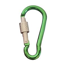 ΜΠΡΕΛΟΚ CARABINER 7,2cm ΜΕ ΑΣΦΑΛΕΙΑ ΠΡΑΣΙΝΟ