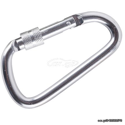 ΜΠΡΕΛΟΚ CARABINER 7,2cm ΜΕ ΑΣΦΑΛΕΙΑ ΑΣΗΜΙ