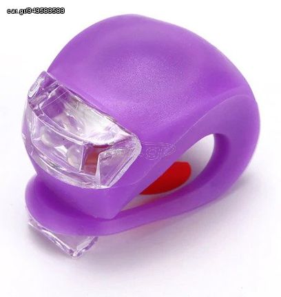 ΦΩΣ ΠΟΔΗΛΑΤΟΥ ΒΑΤΡΑΧΑΚΙ ΜΕ 2 LED ΜΩΒ