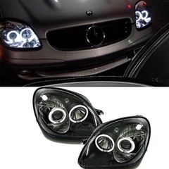 ΦΑΝΑΡΙΑ ΕΜΠΡΟΣ Headlights MERCEDES SLK R170 04.96->>Angel eyes