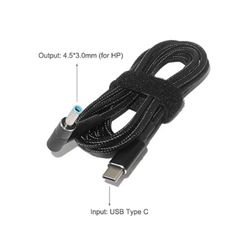 Καλώδιο Τροφοδοσίας - Power Adapter Charging Cable USB Type-C Converter to 4.5mm*3.0mm 45W 65W 90W 100W for HP ( Κωδ.1-DCCRD051 )