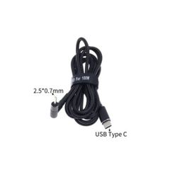 Καλώδιο Τροφοδοσίας - Power Adapter Charging Cable USB Type-C Converter to 2.5mm*0.7mm 45W 65W 90W 100W ( Κωδ.1-DCCRD056 )