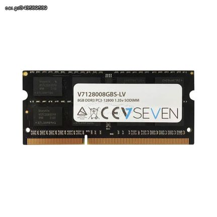 RAM V7 V7128008GBS-LV 8GB SO-DIMM DDR3L 1600MHZ PC3-12800