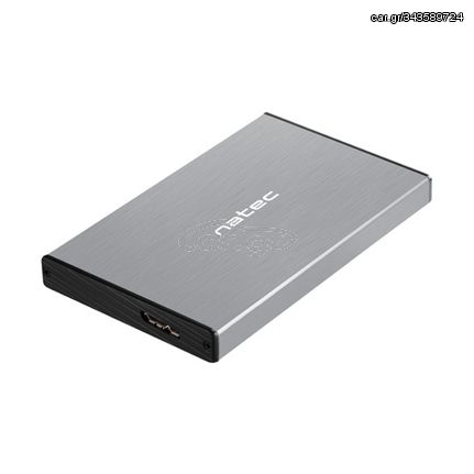 NATEC NKZ-1281 RHINO GO 2.5'' SATA USB 3.0 EXTERNAL HDD ENCLOSURE GREY