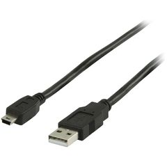 NEDIS CCGT60300BK10 USB 2.0 Cable A / Mini 5P 1m M/M