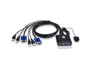 ATEN CS22U 2-PORT USB CABLE KVM SWITCH