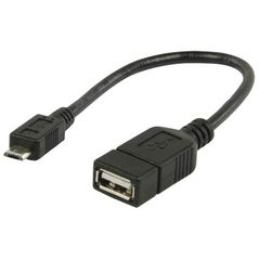 Καλωδιο OTG - USB 2.0 θηλ - USB micro B