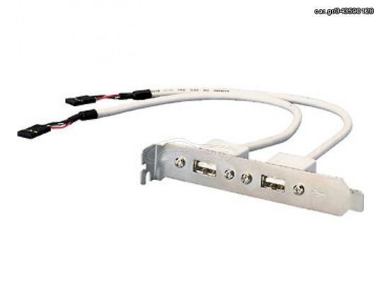 USB SLOT BRACKET ΓΙΑ 2 Χ 5 PIN ONBOARD USB