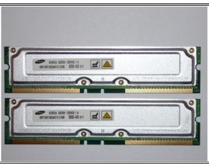 Samsung 256MB (2x 128MB) RDRAM PC800-40