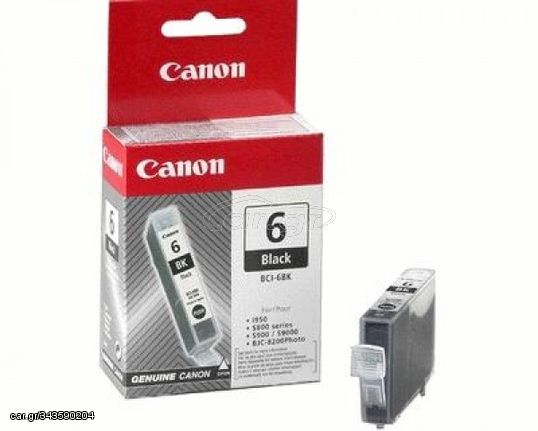 ΜΕΛΑΝΙ CANON INKJET ΜΑΥΡΟ BCI-6BK (BLACK)