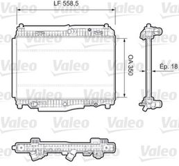 Ψυγείο Νερού FORD FIESTA Hatchback / 3dr 2008 - 2013 ( Mk6 )( JA8 ) 1.4  ( SPJA,SPJC  ) (97 hp ) Βενζίνη #072606320