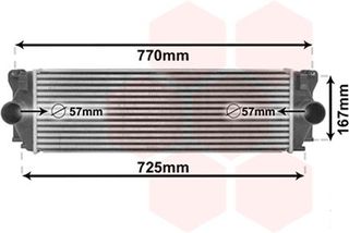 Ψυγείο Intercooler MERCEDES SPRINTER Van 2013 - 2018 411 CDI (906.653, 906.655, 906.657)  ( OM 646.985  ) (109 hp ) Πετρέλαιο #539006200