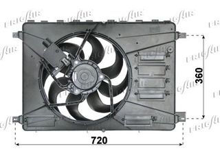 Βεντιλατέρ Νερού FORD S-MAX MPV / ΠΟΛΥΜΟΡΦΙΚΑ / 5dr 2006 - 2010 1.6 EcoBoost  ( JTWA,JTWB  ) (160 hp ) Βενζίνη #095206440