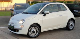 Fiat 500 '12 1.2 LOUNGE PANORAMA-ΟΘΟΝΗ ΚΟΚΚΙΝΟ ΣΑΛΟΝΙ 