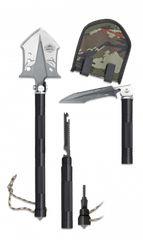 Φτυάρι πτυσσόμενο Albainox Survival shovel 48 cm 33100 / Μαύρο  / 33100