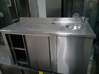 Ερμάριο INOX COFFEE STATION 140 x 60 x 86 ΚΩΔΙΚΟΣ 2020.002.0092