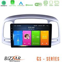 Bizzar CS Series 4Core Android13 2+32GB Hyundai Accent 2006-2011 Navigation Multimedia Tablet 9"